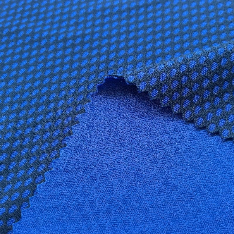 Cationic Polyester Jacquard Check Fabric factory
